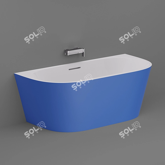 ABBER AB9216 Wall-mounted Bath 3D model image 4