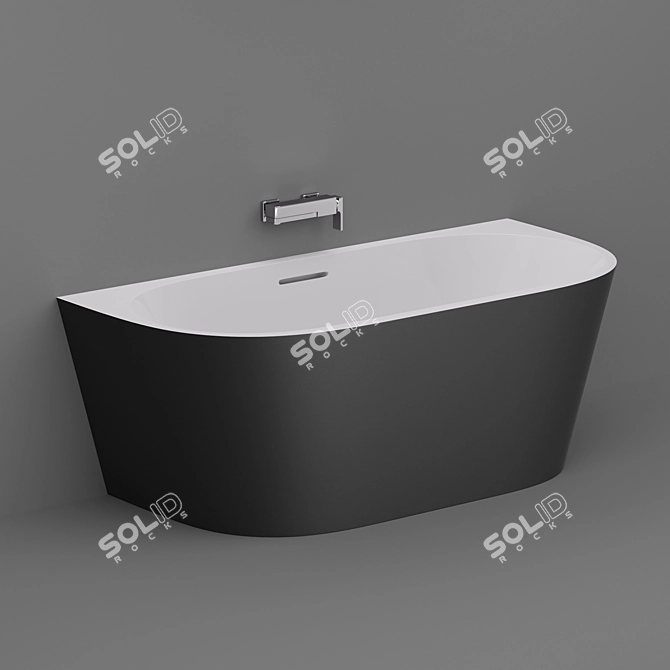 ABBER AB9216 Wall-mounted Bath 3D model image 5