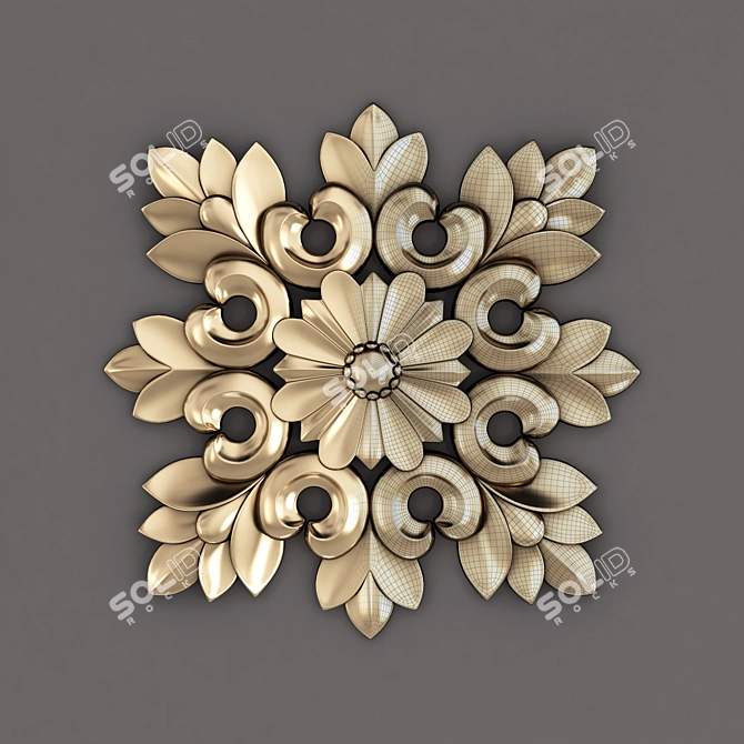 Elegant Decor Ornament Set 3D model image 3