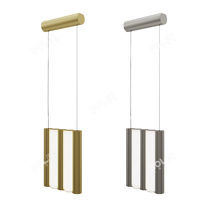 Gamma L 5 Pendant Suspension 3D model image 2