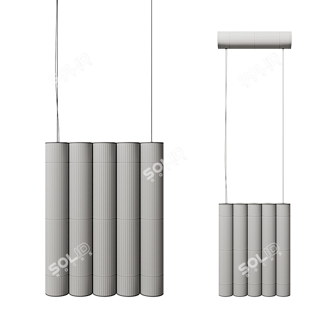 Gamma L 5 Pendant Suspension 3D model image 7