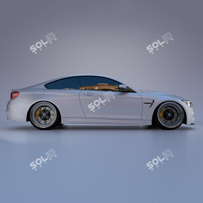 Title: High-Quality BMW M4 3D Model 3D model image 6