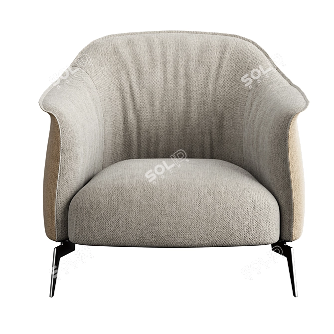 The Archi Armchair: Modern Elegance 3D model image 2