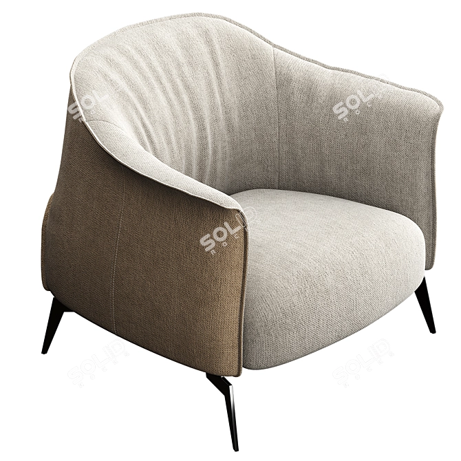 The Archi Armchair: Modern Elegance 3D model image 3