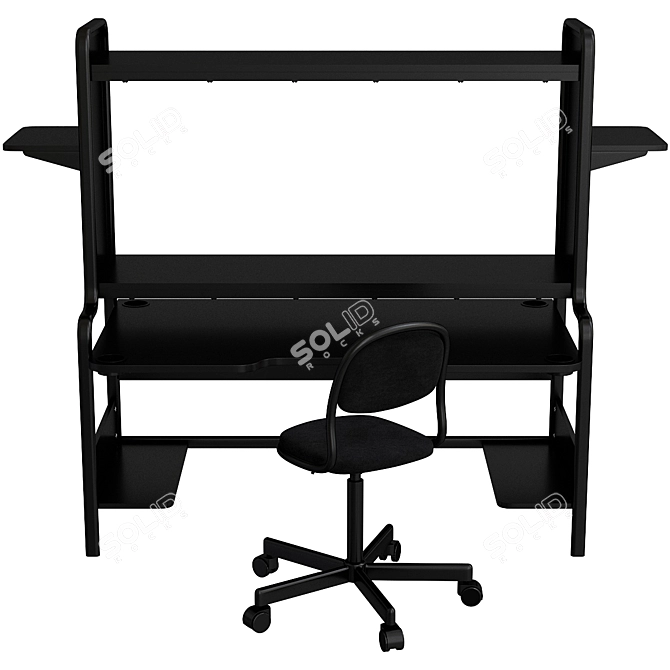 IKEA Fredde Workstation 3D model image 1