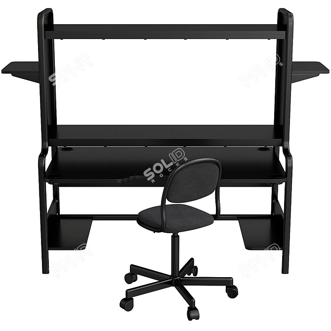 IKEA Fredde Workstation 3D model image 3