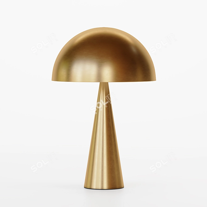 Modern Mushroom Lamp Update 3D model image 1