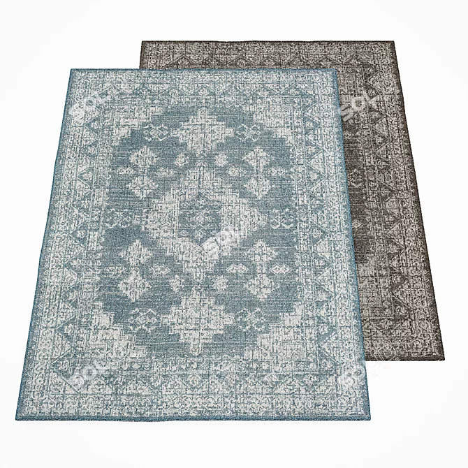 Veranda Indoor/Outdoor Rug: Turkish Polypropylene 3D model image 3