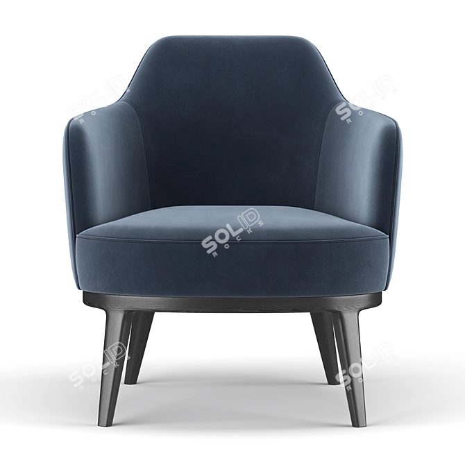 Elegant Comfort: Locylle Chair 3D model image 3