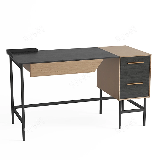 Elegant Workstation: Modern Office Table 3D model image 4