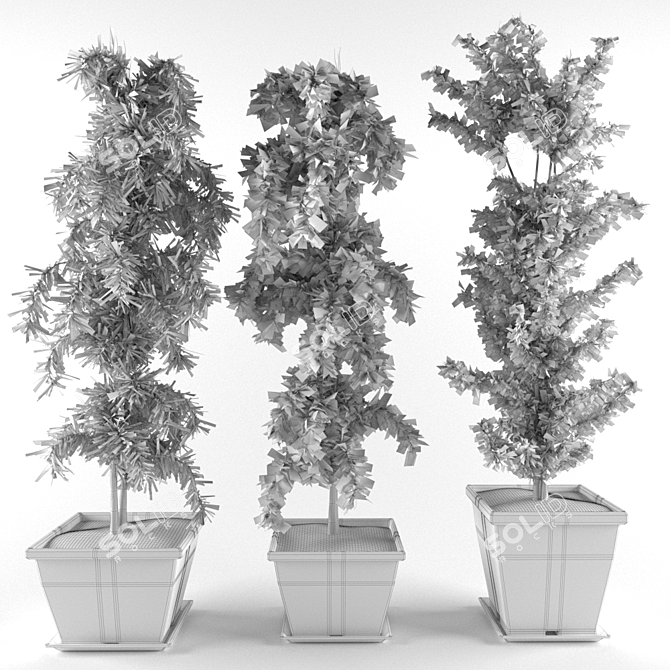 3D Greenery Collection: Indoor Plants 3D model image 5