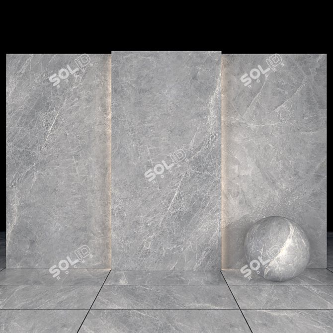 Soldier Gray Marble: Texture Pack & Tile Options 3D model image 2