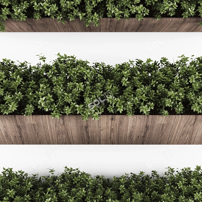 Elevated Greenery: Vertical Garden 135 3D model image 2
