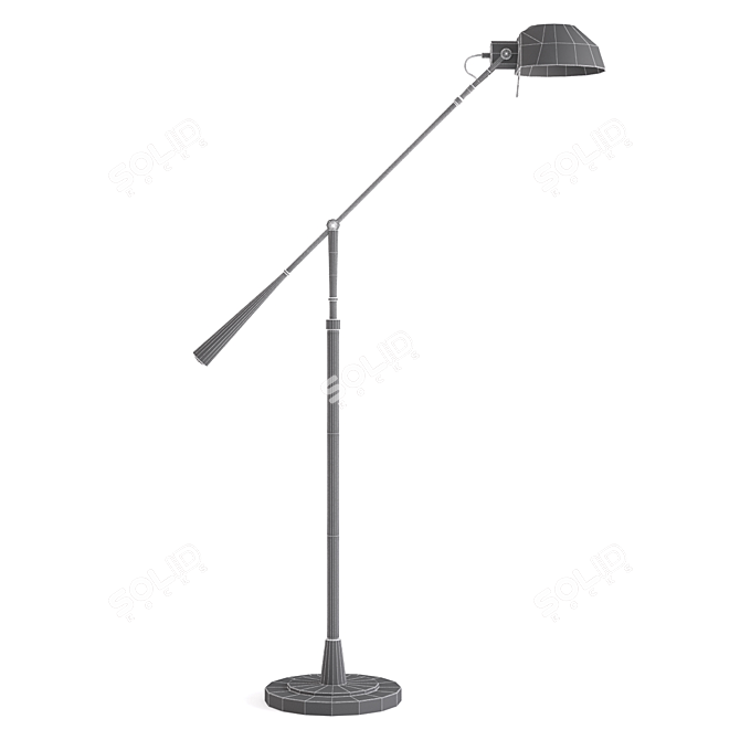 Stylish Equilibrium Floor Lamp 3D model image 3