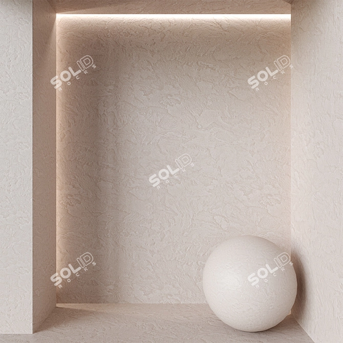 Riviera Decorative Plaster 3D model image 1