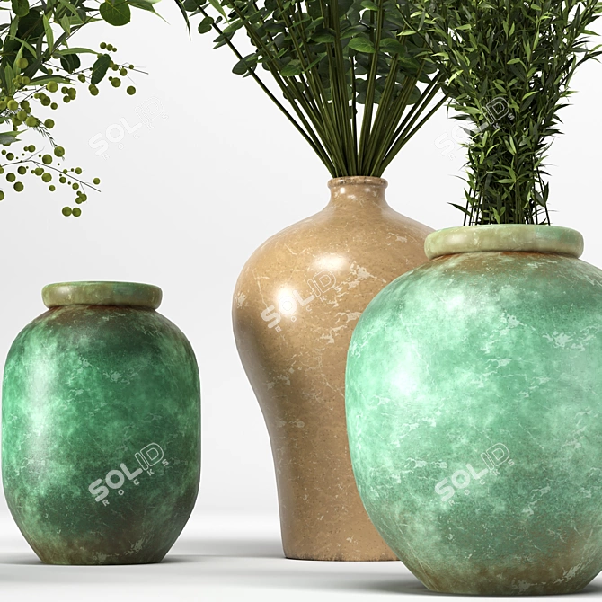 Premium Plant Collection: 15 Exquisite Models 3D model image 4