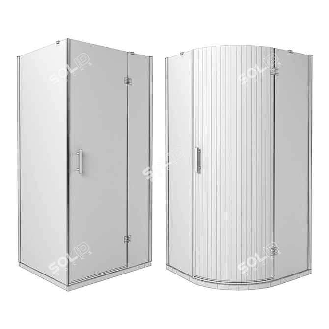 Omnires Shower Enclosures - Perfectly Designed & Easy to Install 3D model image 3