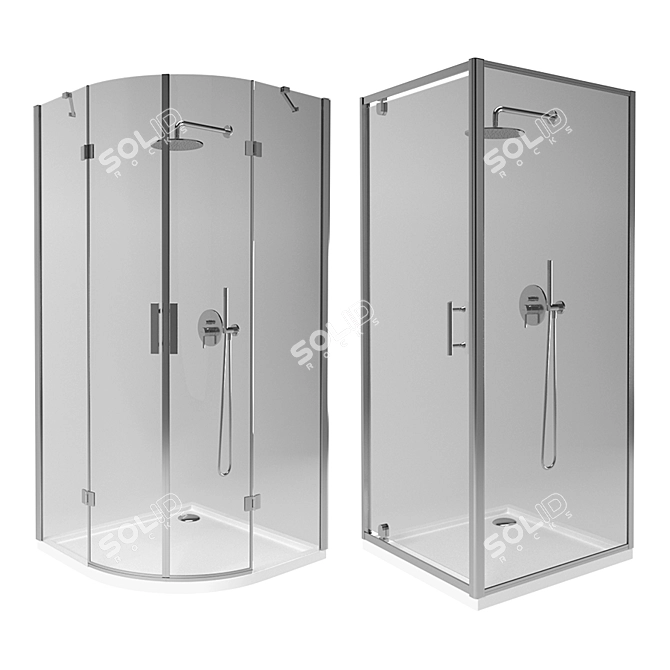 Omnires Shower Enclosures - Perfectly Designed & Easy to Install 3D model image 4