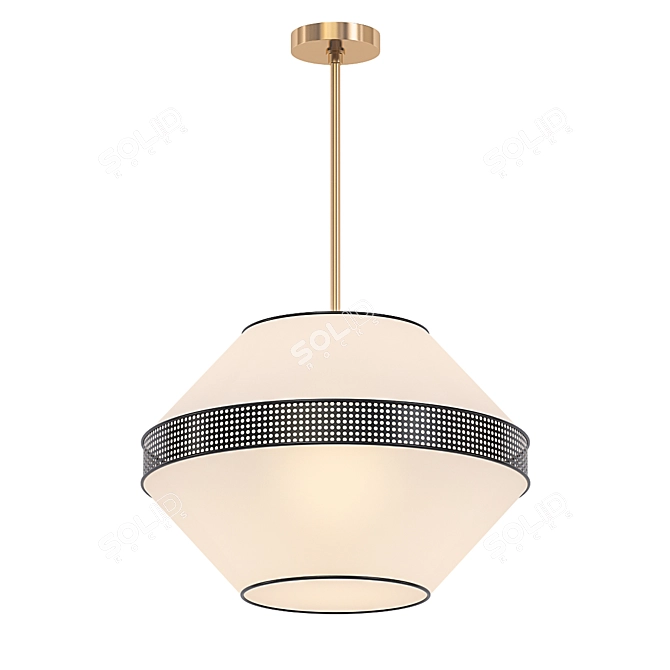 Elegant Ella Pendant Necklace 3D model image 1