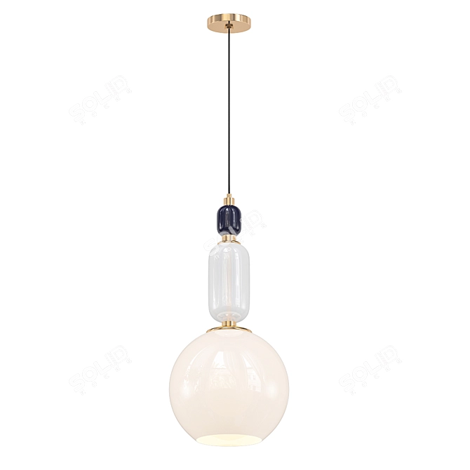 Elegant Camila Pendant 3D model image 1