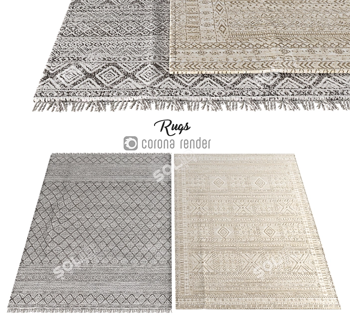 Soft Dream Carpets 3D model image 1