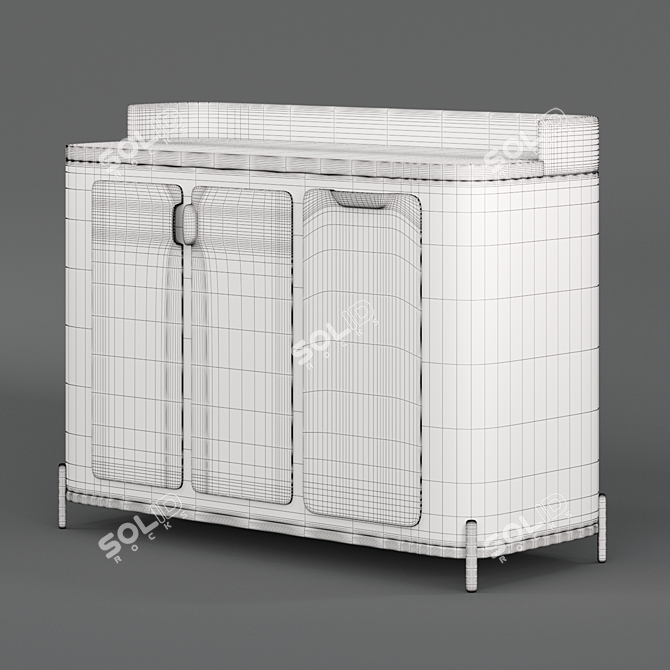 Elegant Visto PATO Sideboard 3D model image 1