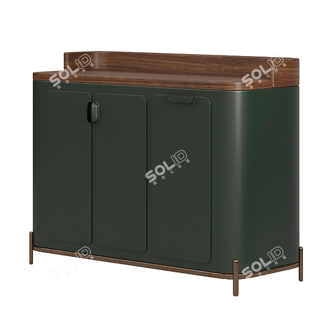 Elegant Visto PATO Sideboard 3D model image 4