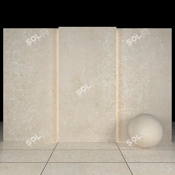 Hillboy Marble Slabs & Tiles 3D model image 1