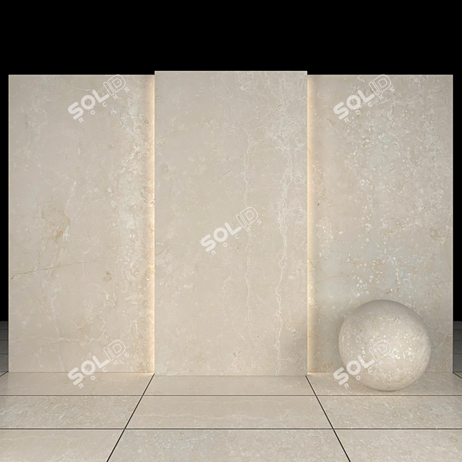 Hillboy Marble Slabs & Tiles 3D model image 2