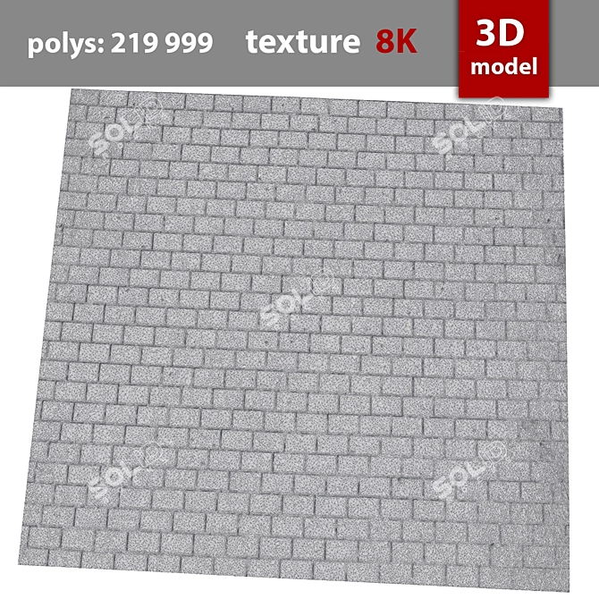 High-Quality Paving Stones - Perfect for Any Project! 3D model image 3