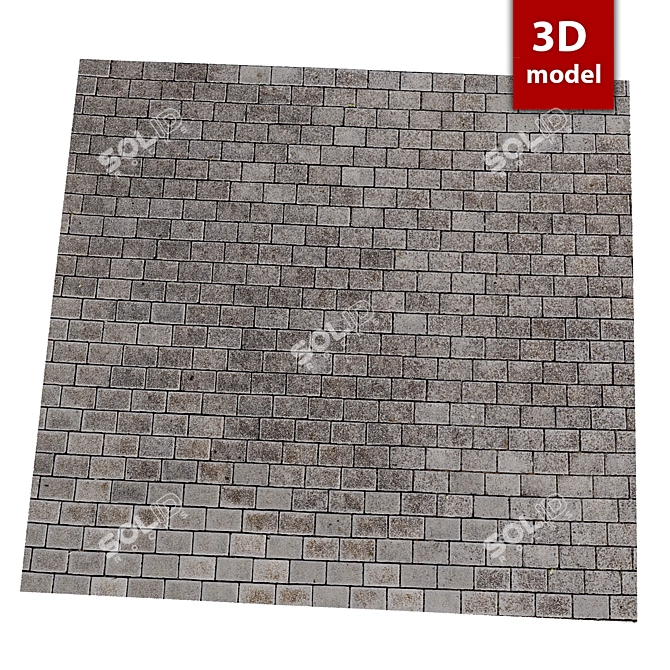 High-Quality Paving Stones - Perfect for Any Project! 3D model image 6