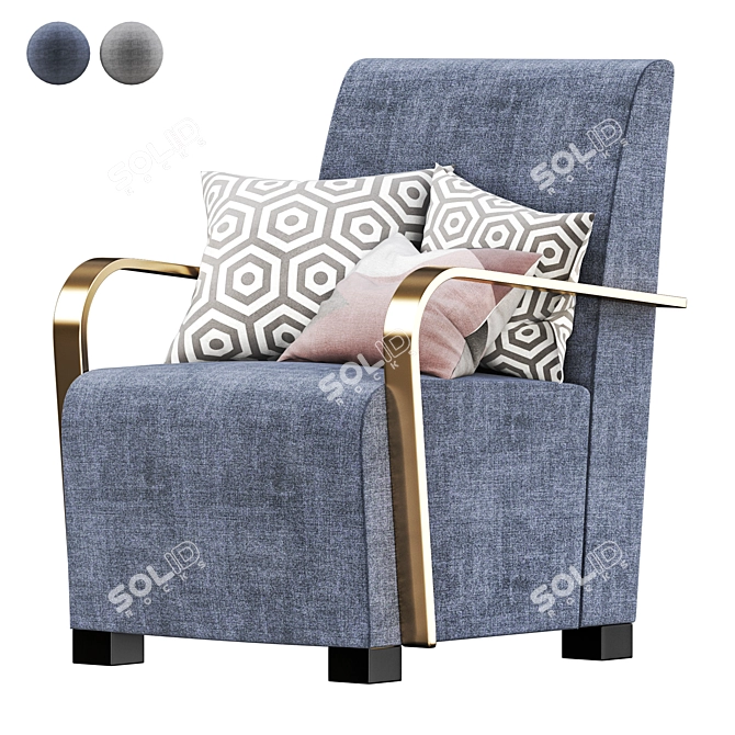 Modern Marilyn Armchair 3D model image 1