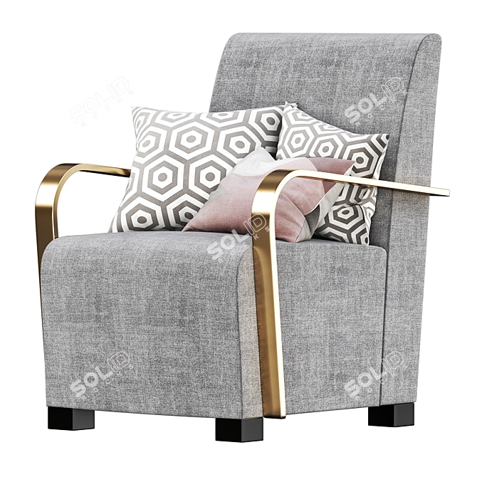 Modern Marilyn Armchair 3D model image 4