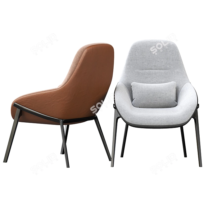 Gran Kobi Essentiel Modern Design Sofa 3D model image 3