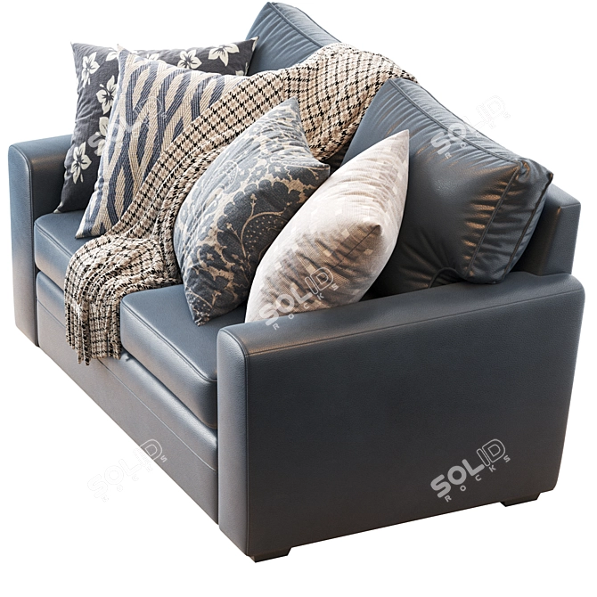 Pearce Square Arm Sofa 3D model image 2