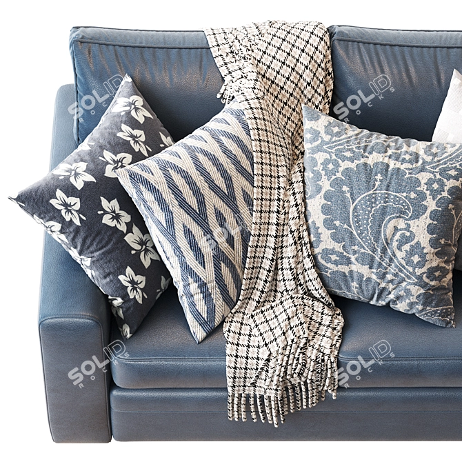 Pearce Square Arm Sofa 3D model image 3