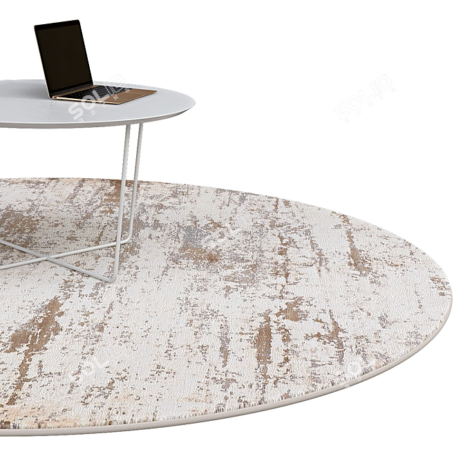 Elegant Circular Rugs | No. 168 3D model image 2