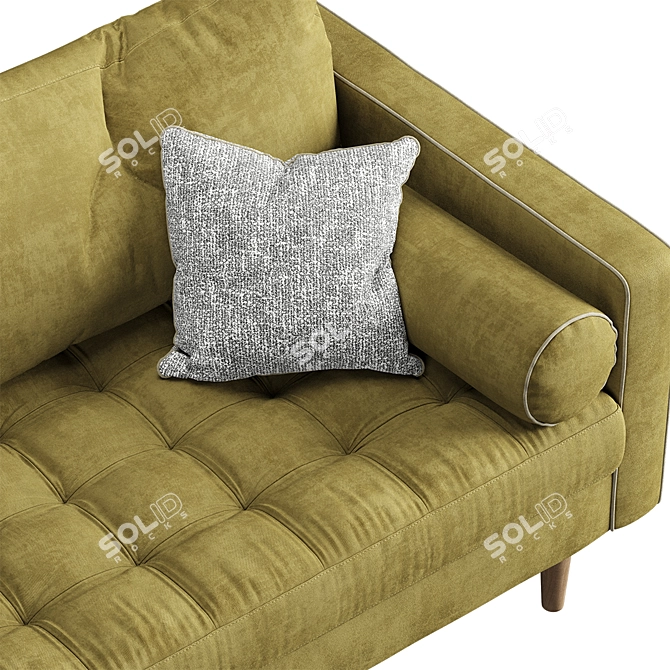 Convertible Swing Sofa Bed 3D model image 2