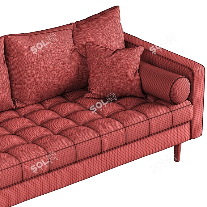 Convertible Swing Sofa Bed 3D model image 5