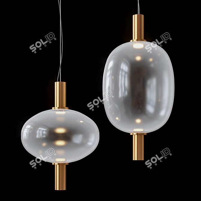 Sleek Miganaen ONE Design Lamp 3D model image 1