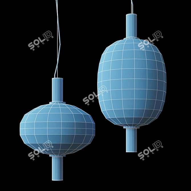 Sleek Miganaen ONE Design Lamp 3D model image 2