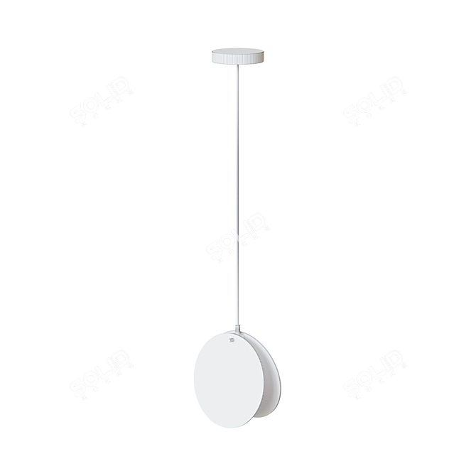 Modern Scandinavian Pendant Lamp 3D model image 2