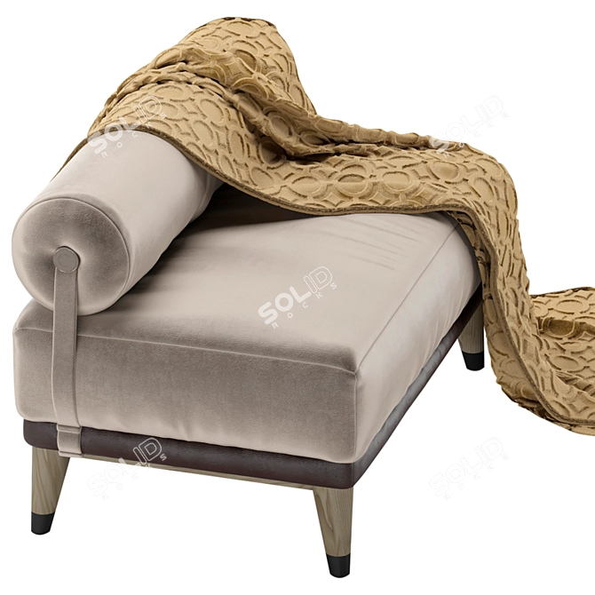 Exquisite Cipriani Blue Moon Stool 3D model image 3