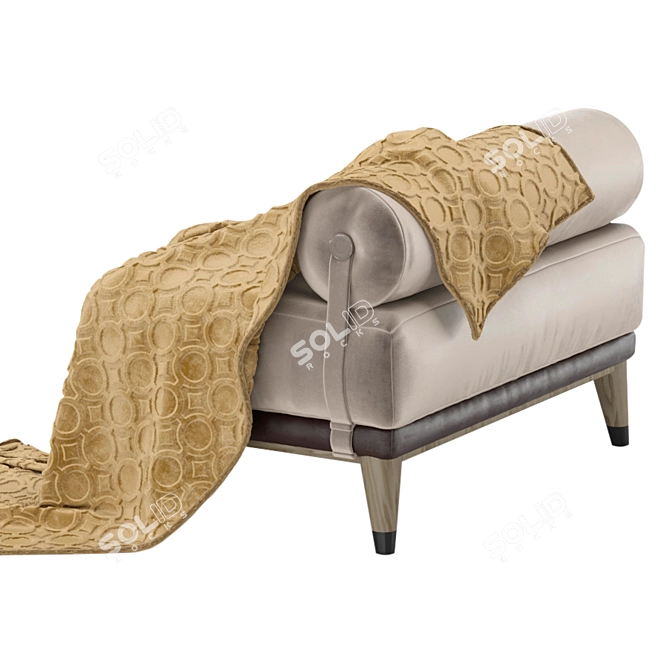 Exquisite Cipriani Blue Moon Stool 3D model image 4