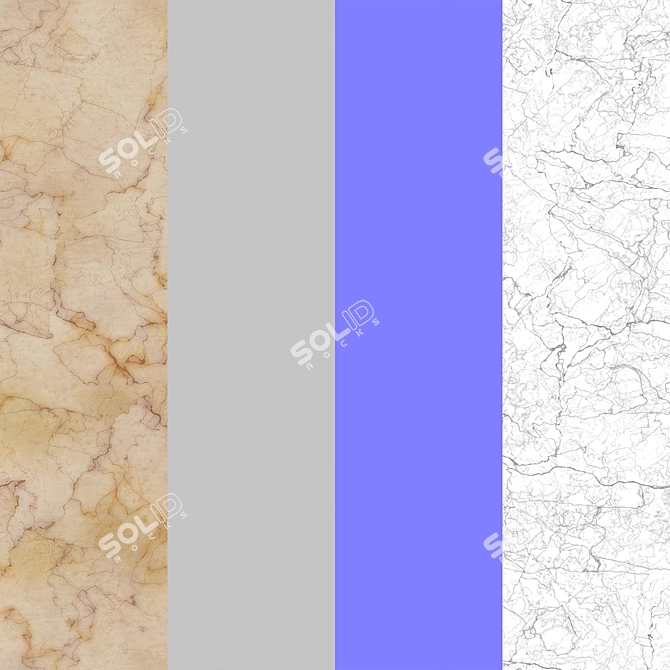 Crema Valencia Marble Texture: Ready-to-Use for Vray and Corona 3D model image 3