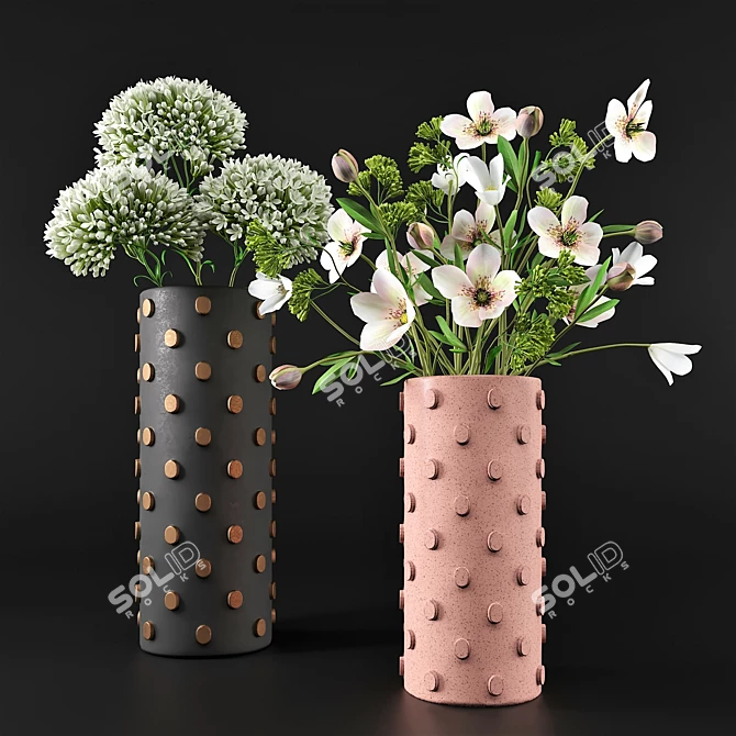 Frosty Floral Bliss 3D model image 2