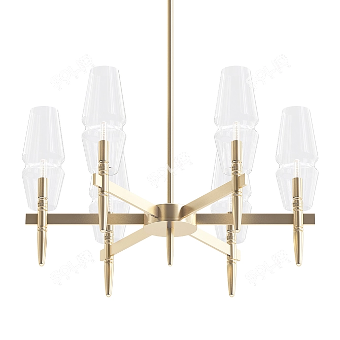 Elegant Maytoni Lita Pendant Chandelier 3D model image 1