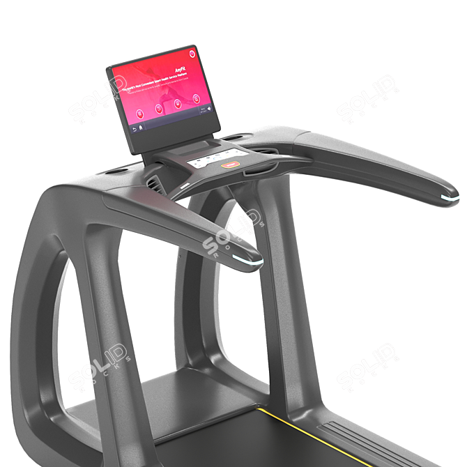 AnyFit Fitness Equipment: Al-5R Treadmill | Al-5V Exercise Bike | LED S-3 Stair Climber 3D model image 8