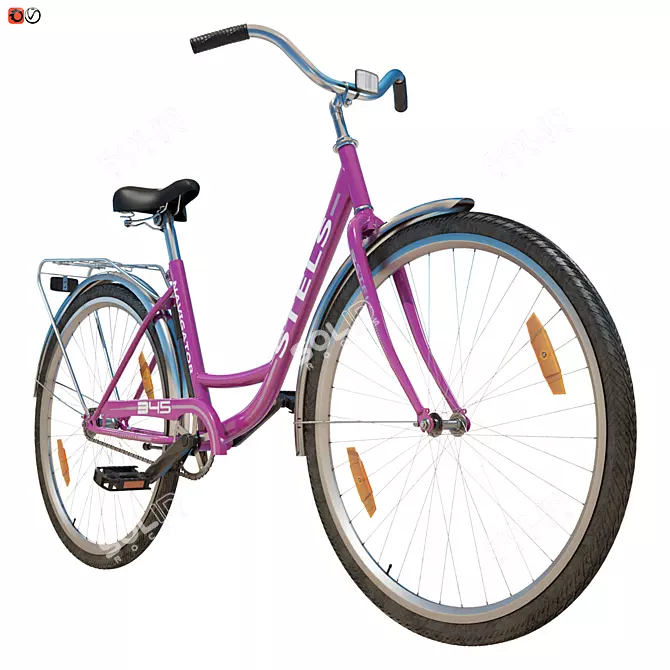 - Title: Stealth Lilac Ladies' Bike 3D model image 1