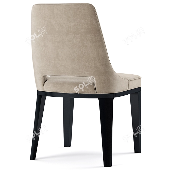 Premium Aspen Contract Side Chair 3D model image 2
